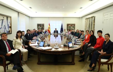 Primer Consejo de Ministros del Gobierno de España de la XV Legislatura del pasado 22 de noviembre