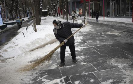 Pekín se despide de las nevadas para dar paso junto al resto de China a una ola de frío extrema