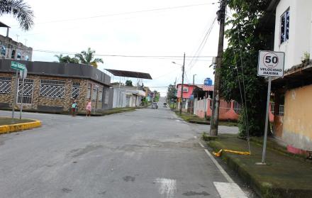 Foto referencial de las calles de Quinindé.