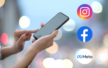 Redes sociales. Instagram Facebook Meta