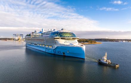 Llega a Miami para su inauguración el 'Icon of the seas', el mayor crucero del mundo