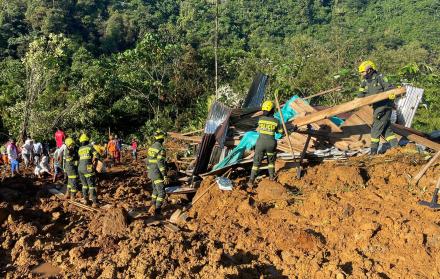 Asciende a 38 la cifra de muertos por los derrumbes en el departamento colombiano del Chocó