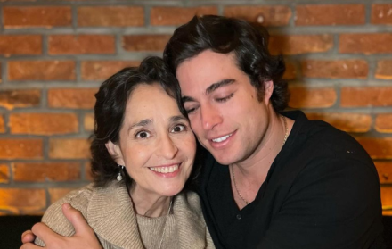 Elsa Huerta y su hijo Danilo Carrera, quien es un actor muy conocido