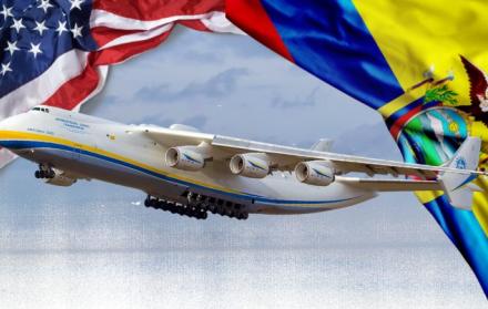 Referencial. La aeronave arribó a suelo ecuatoriano ayer, 23 de enero. Las autoridades no dieron detalle de la ayuda  internacional.