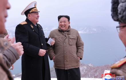 El líder Kim Jong-un presenció la última prueba de misiles de crucero norcoreana