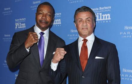 Carl Weathers y Sylvester Stallone