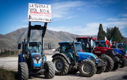 Protesta agricultores Italia
