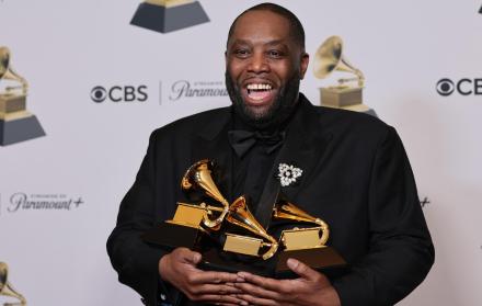Killer Mike, ganador del premio “Mejor Álbum de Rap” por “Michael”, premio “Mejor Interpretación de Rap” por “Scientists & Engineers”, y “Mejor Canción de Rap” Premio a 