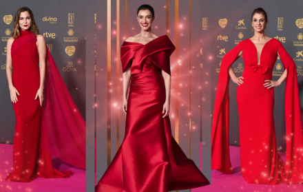 Algunas de las invitadas a los Premios Goya 2024 que lucieron espectaculares trajes en rojo, el color de la temporada