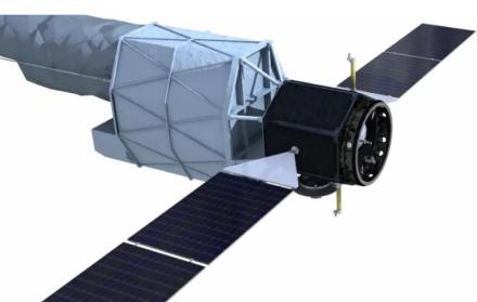 El California Institute of Technology (Caltech) divulgó la imagen de una ilustración conceptual del telescopio espacial UVEX (UltraViolet EXplorer).