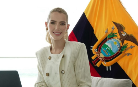 Lavinia Valbonesi, primera dama del Ecuador.