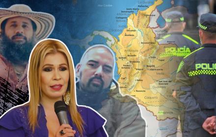 Medio de comunicación en Colombia revela como Garzón, excomisionada en Ecuador, enviaba mensajes a los policías del país vecino a los que ella capacitaba.