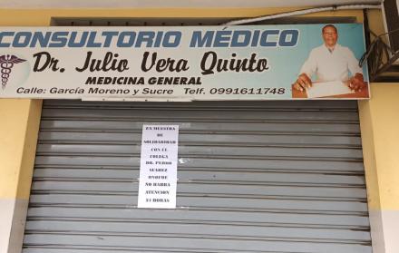 Vinces_Cierre de consultorios médicos_Secuestro