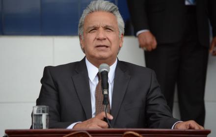El expresidente del Ecuador Lenín Moreno.