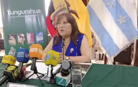 Lili Villavicencio, directora de Producción del Gobierno Provincial de Tungurahua.