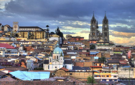Quito, capital de Ecuador.
