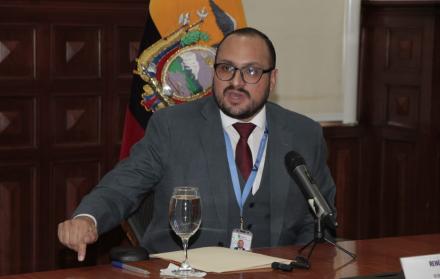 René Zúñiga, secretario general de la Vicepresidencia, habló de las investigaciones al hijo de Verónica Abad por parte de la Fiscalía.