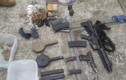 Las armas fueron decomisadas, durante una nueva intervención realizada el 19 de abril en la cárcel regional Guayas.