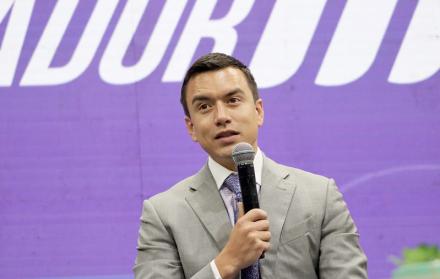 Daniel Noboa comparó las complicaciones de los jóvenes para hallar trabajo con los cuestionamientos para ser candidato.