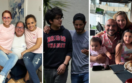 Las historias de Mauro (izq.), Pablo (c) y Dimas: padres por convicción, más allá de la sangre.
