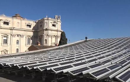 El papa anuncia la creación de planta agrovoltaica para abastecer totalmente al Vaticano