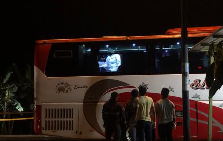 Masacre en bus interprovincial, en Puebloviejo