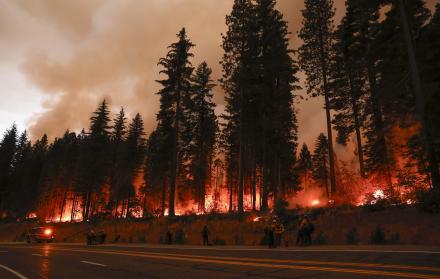 California y Canadá luchan contra incendios forestales sin control con miles de evacuados