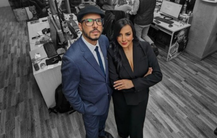 Andersson Boscán y Mónica Velásquez
