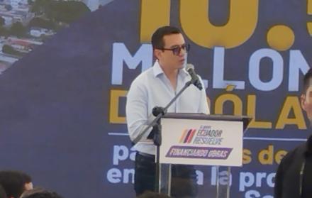 Daniel Noboa en Santa Elena
