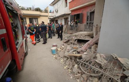 Explosión en edificio en Nápoles, Italia