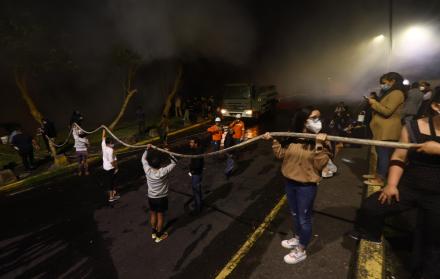 Incendio en Quito