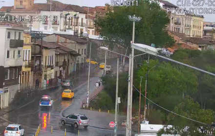 Así lucen algunas calles de Cuenca tras el temporal.