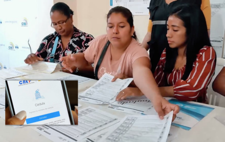 Miembros de mesa en Elecciones Ecuador
