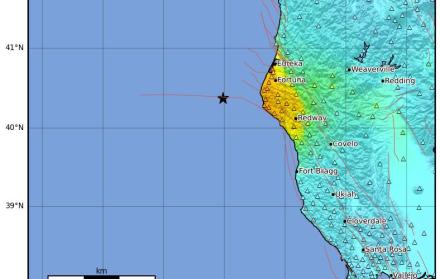 Ecuador descarta riesgo de tsunami tras terremoto en California