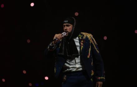 e Bad Bunny en su concierto de cierre de la gira 'Most Wanted Tour', en el coliseo de Puerto Rico, en San Juan (Puerto Rico).