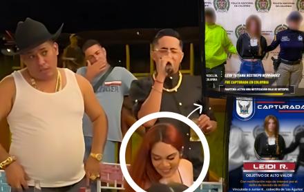 Captura de la expareja de Junior Roldá n