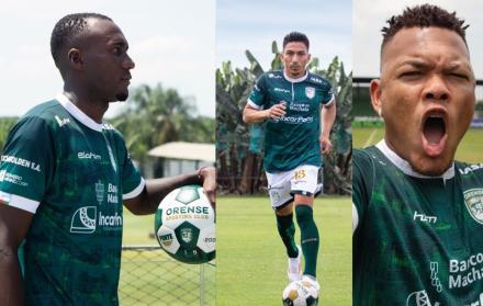 Beder Caicedo, Ángel Mena y Jefferson Valverde refuerzos de Orense SC.