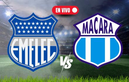 Emelec vs Macará en el Capwell.