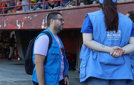 La Acnur y OIM apoyaban en el proceso de regularización de los migrantes venezolanos en Ecuador.