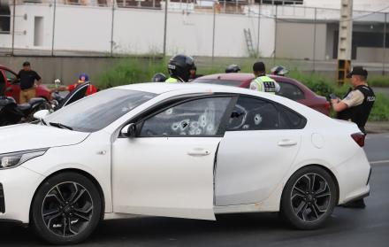 Personal de la Policía Nacional realiza las investigaciones