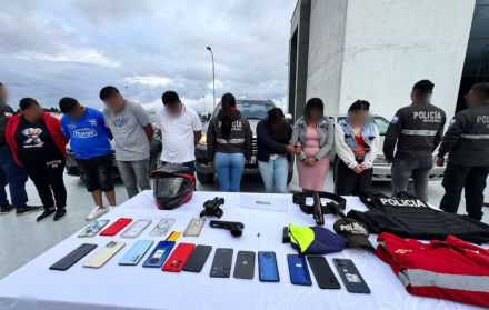 Detenidos en operativo en Quito
