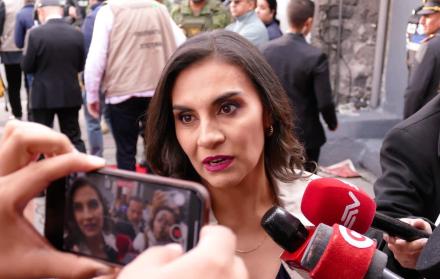 Verónica Abad anunció el lunes, en un video, que viajó a Turquía, como le designó Daniel Noboa.