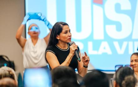 LUISA GONZALEZ CANDIDATA PRESIDENICAL CORREÍSMO