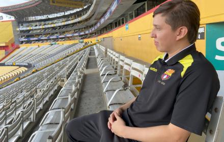 Ángel Ramírez el hincha y socio de Barcelona nacido el 1 de mayo.