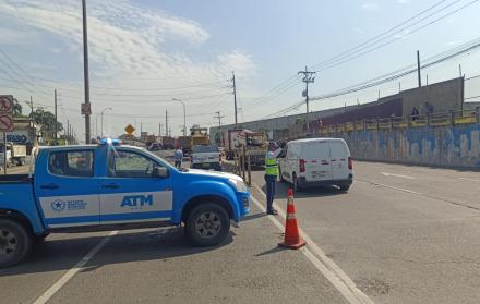 cierre vial Guayaquil