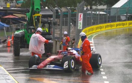 Accidente de Charlie Leclerc en la Sprint en Miami.