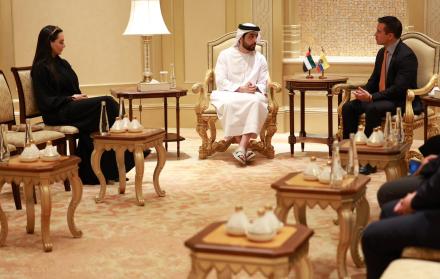 NOBOA CON MIEMBRO DE LA FAMILIA REAL DE DUBAI