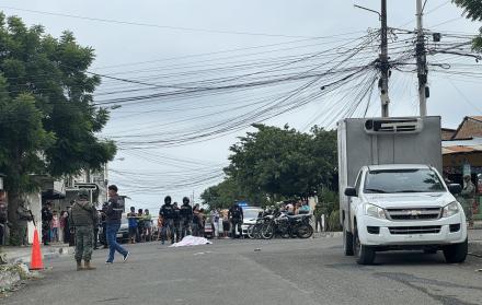 PADRE E HIJO BALEADOS Manta crimen delitos inseguridad 3 may 25 AG