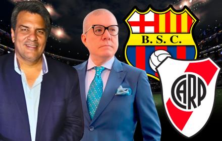 Alfonso Pocho Harb y Vito Muñoz y los recuerdos del Barcelona SC vs. River Plate de 1990.