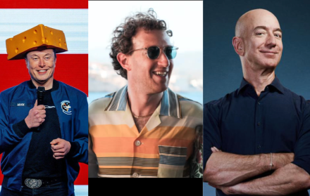 Elon Musk, Mark Zuckerberg y Jeff Bezos lideran el ranking
